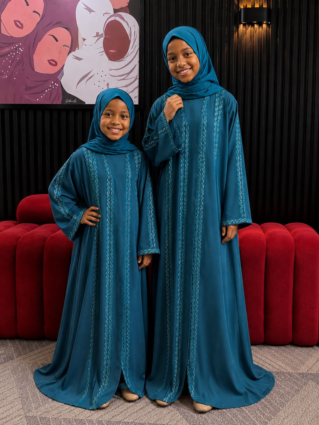 Kids abaya 12