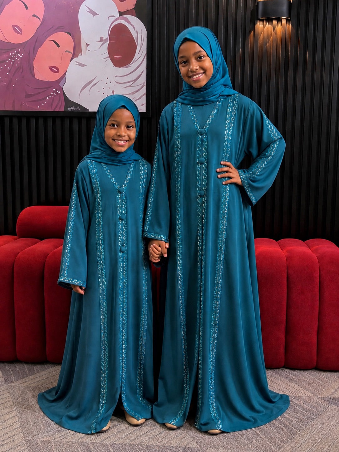 Kids abaya 12