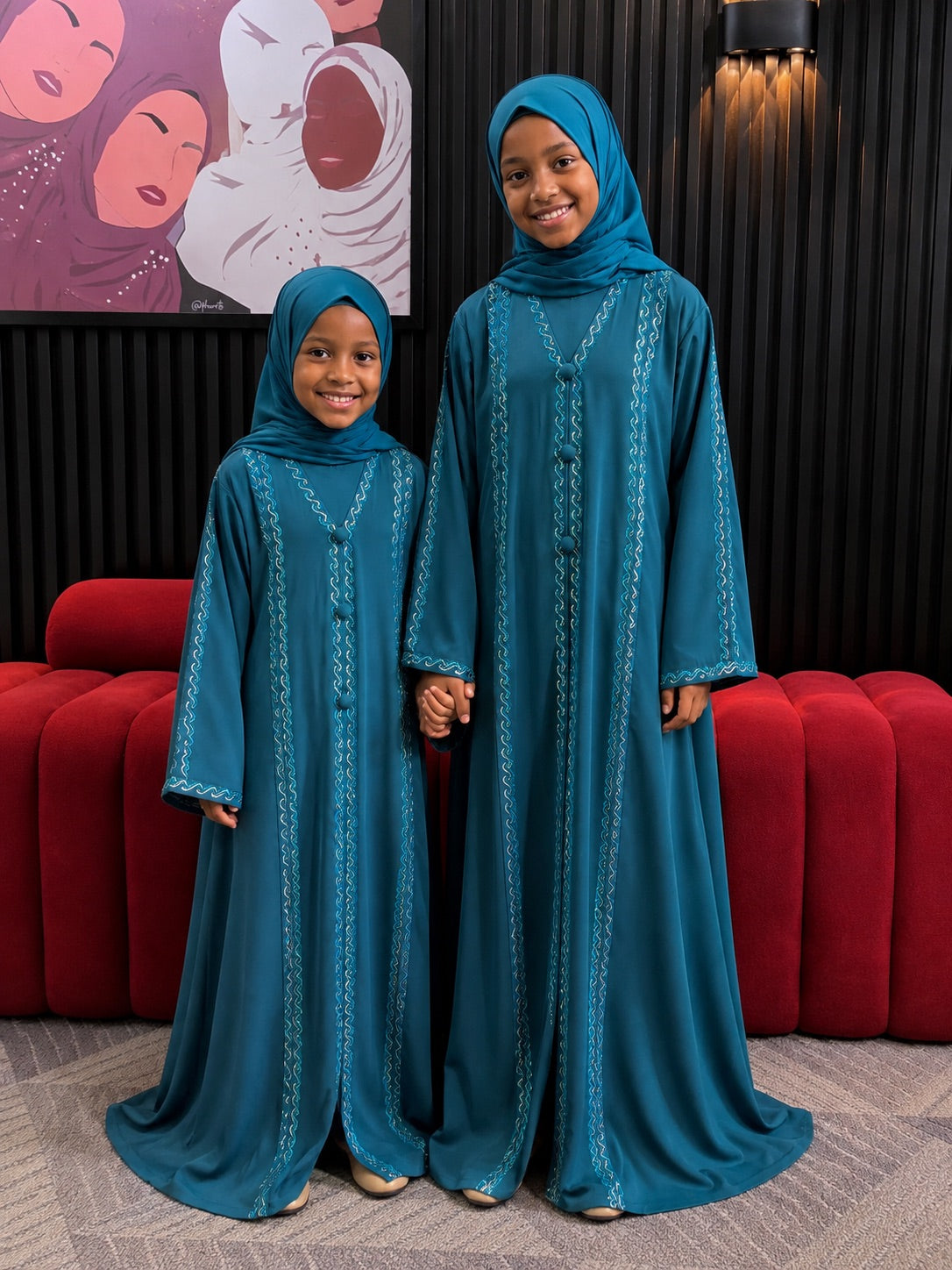 Kids abaya 12
