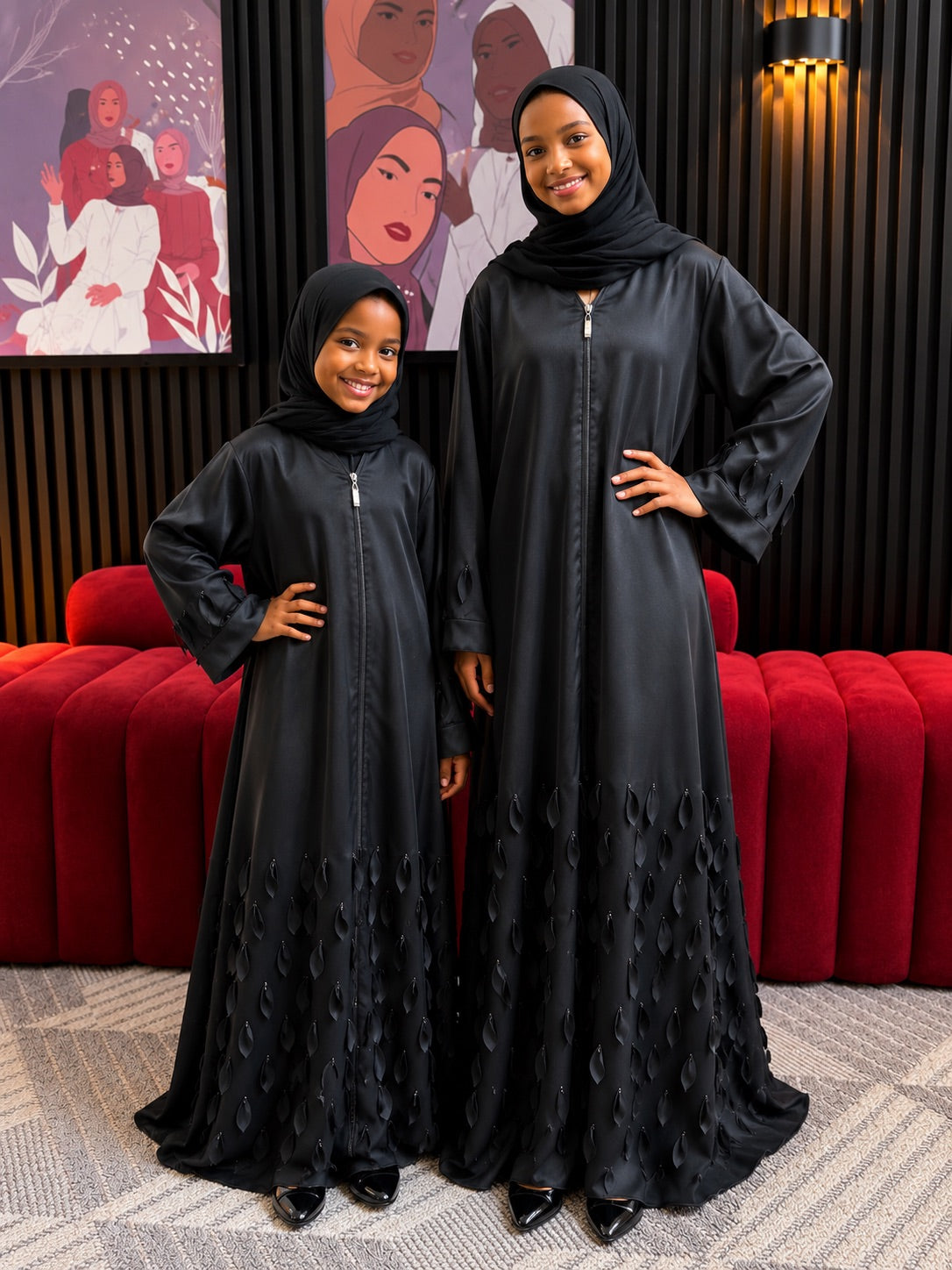 Kids abaya 11